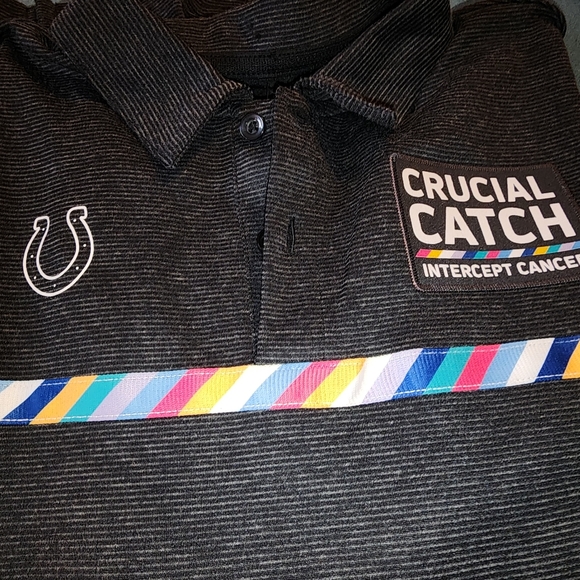 Nike Colts crucial catch cancer shirt size M, New - Picture 3 of 7